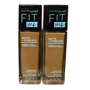 Maybelline Fit Me Matte + Poreless Foundation 30ml 358 Latte - Pack of 2